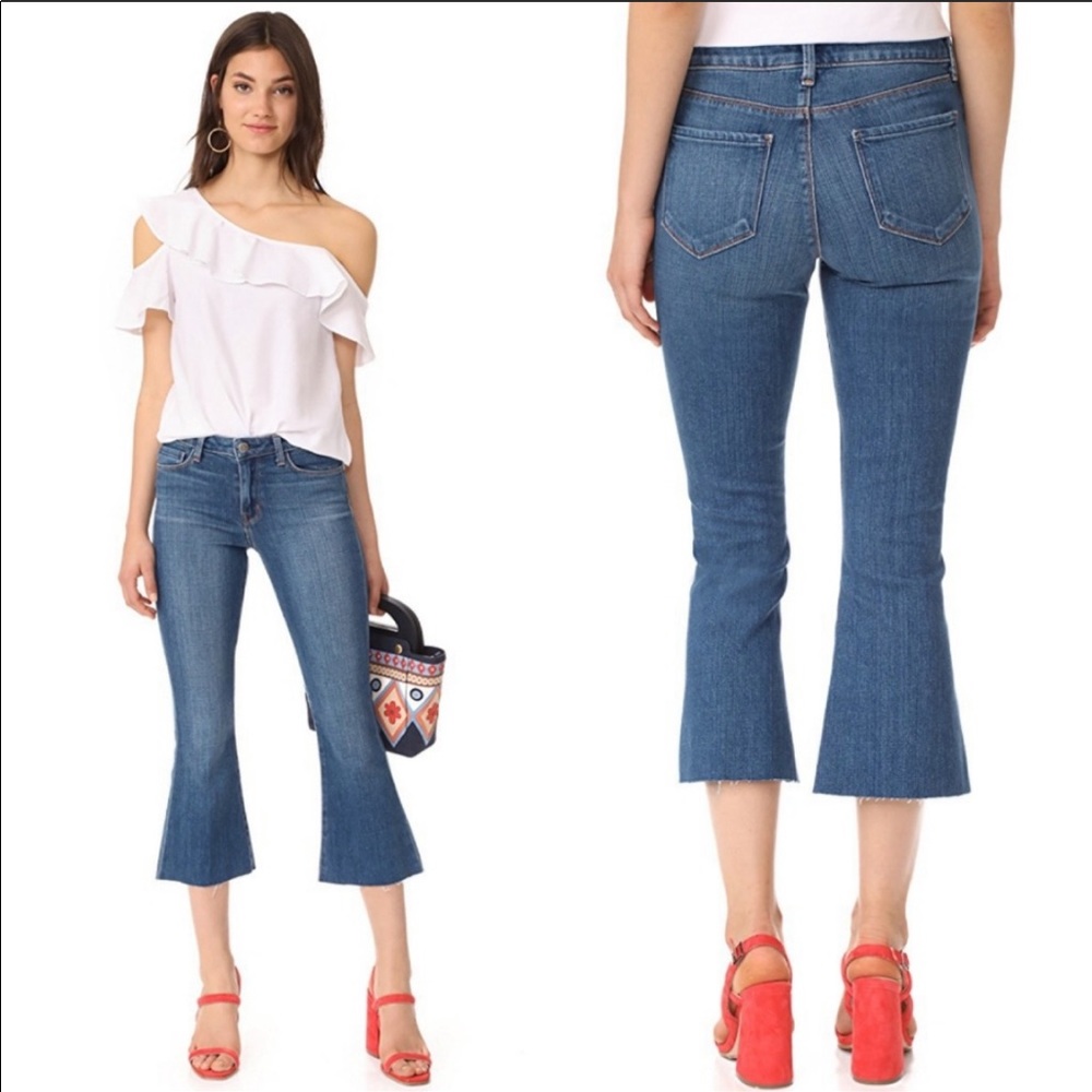 L’AGENCE Low Rise Flare Jeans Size 24